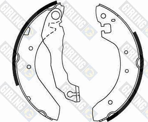 Girling 5161761 - Комплект спирачна челюст vvparts.bg