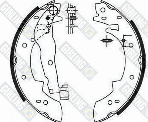 Girling 5162511 - Комплект спирачна челюст vvparts.bg