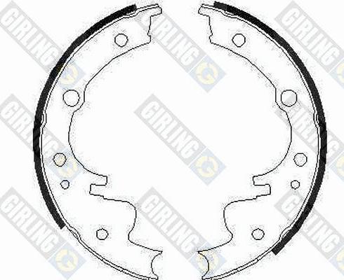 Girling 5162206 - Комплект спирачна челюст vvparts.bg