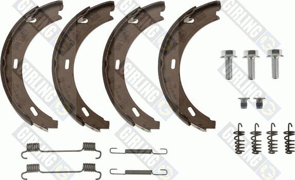 Girling 5184819 - Комплект спирачна челюст, ръчна спирачка vvparts.bg