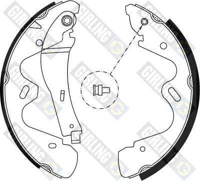 Girling 5184834 - Комплект спирачна челюст vvparts.bg