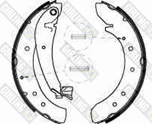 Girling 5185461 - Комплект спирачна челюст vvparts.bg