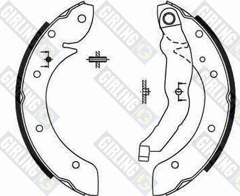 Girling 5185671 - Комплект спирачна челюст vvparts.bg