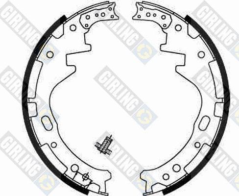 Girling 5185139 - Комплект спирачна челюст vvparts.bg