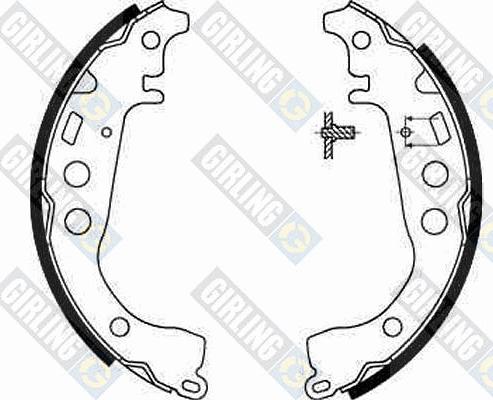 Girling 5186739 - Комплект спирачна челюст vvparts.bg