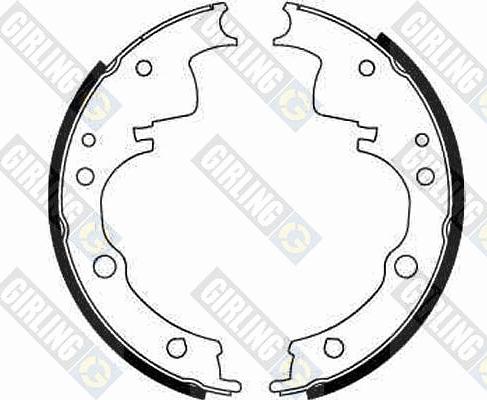 Girling 5181486 - Комплект спирачна челюст vvparts.bg