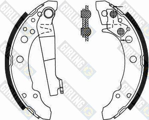 Girling 5181669 - Комплект спирачна челюст vvparts.bg