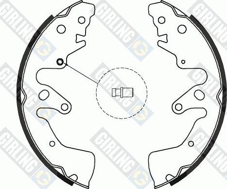 Girling 5188016 - Комплект спирачна челюст vvparts.bg