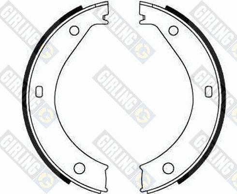 Girling 5182172 - Комплект спирачна челюст, ръчна спирачка vvparts.bg