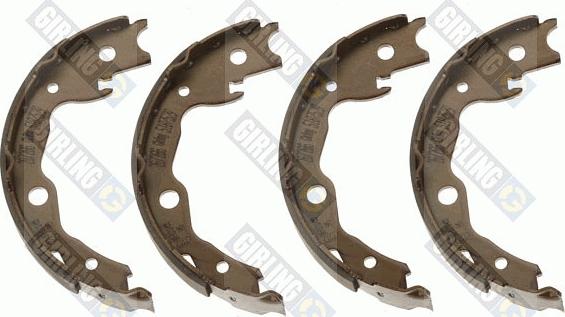 Girling 5187529 - Комплект спирачна челюст, ръчна спирачка vvparts.bg