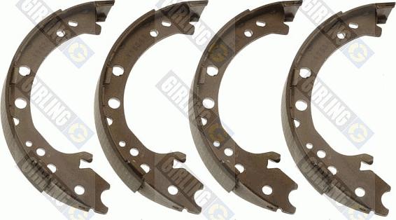 Girling 5187899 - Комплект спирачна челюст, ръчна спирачка vvparts.bg