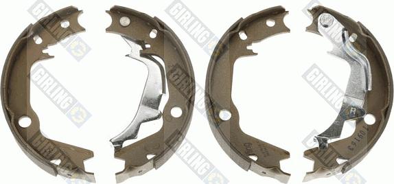 Girling 5187829 - Комплект спирачна челюст, ръчна спирачка vvparts.bg