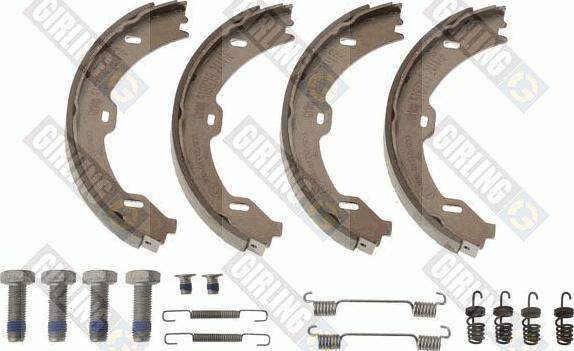 Girling 5187219 - Комплект спирачна челюст, ръчна спирачка vvparts.bg