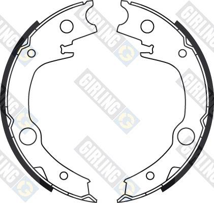 Girling 5187239 - Комплект спирачна челюст, ръчна спирачка vvparts.bg