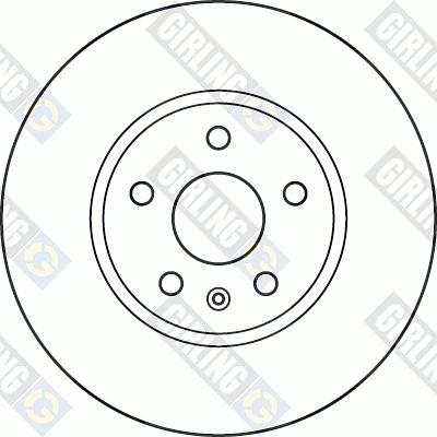 Girling 6049965 - Спирачен диск vvparts.bg