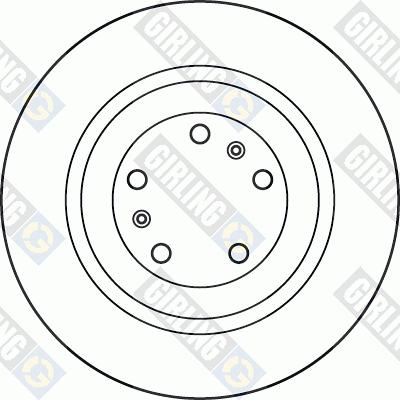 Girling 6049025 - Спирачен диск vvparts.bg