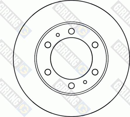 Girling 6049171 - Спирачен диск vvparts.bg