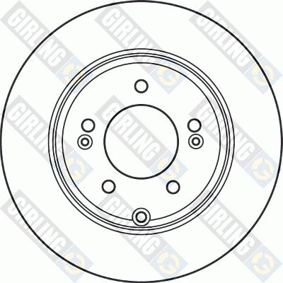 Girling 6049804 - Спирачен диск vvparts.bg