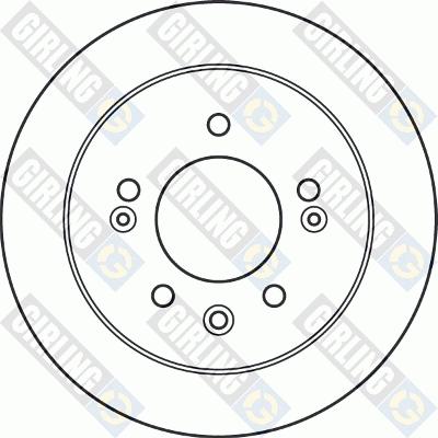 Girling 6049234 - Спирачен диск vvparts.bg