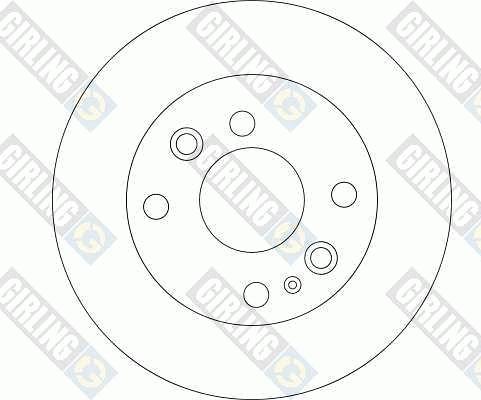 Girling 6044381 - Спирачен диск vvparts.bg