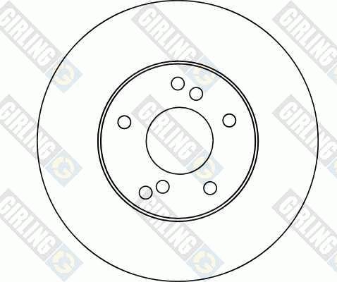 Girling 6040911 - Спирачен диск vvparts.bg