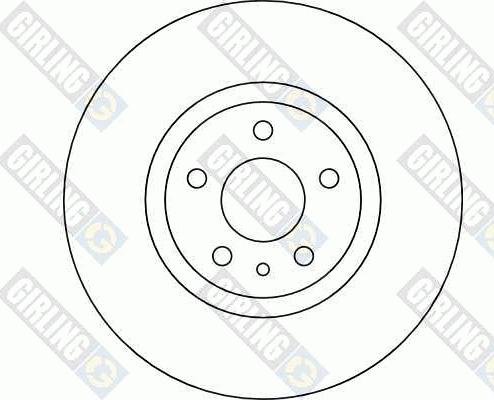 Girling 6040253 - Спирачен диск vvparts.bg