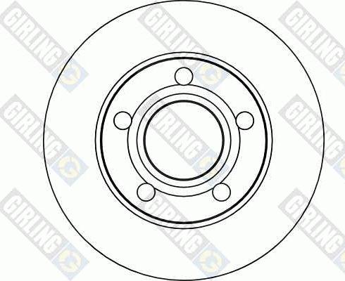 Girling 6040264 - Спирачен диск vvparts.bg