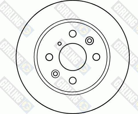 Girling 6040201 - Спирачен диск vvparts.bg