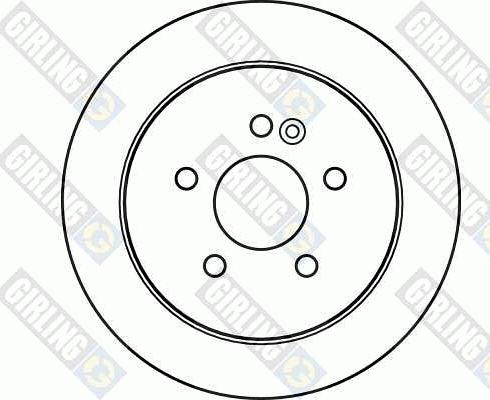 Girling 6041954 - Спирачен диск vvparts.bg