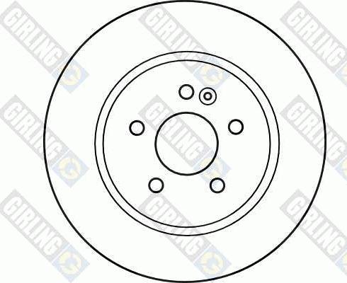 Girling 6041511 - Спирачен диск vvparts.bg