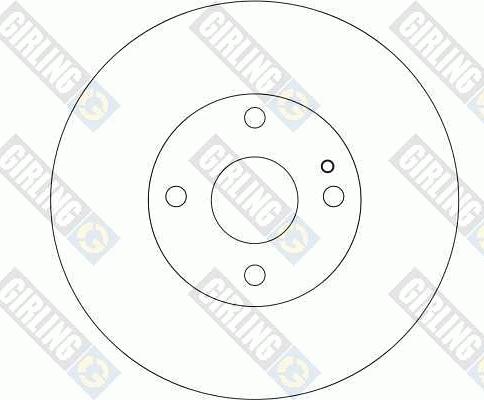 Girling 6041191 - Спирачен диск vvparts.bg