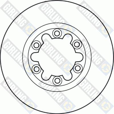 Girling 6048981 - Спирачен диск vvparts.bg