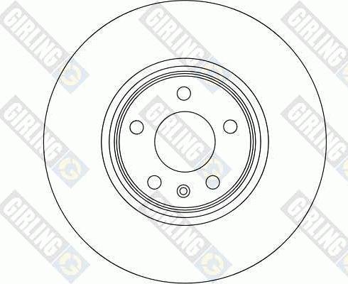 Girling 6043581 - Спирачен диск vvparts.bg