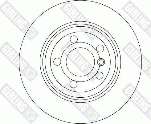 Girling 6043882 - Спирачен диск vvparts.bg