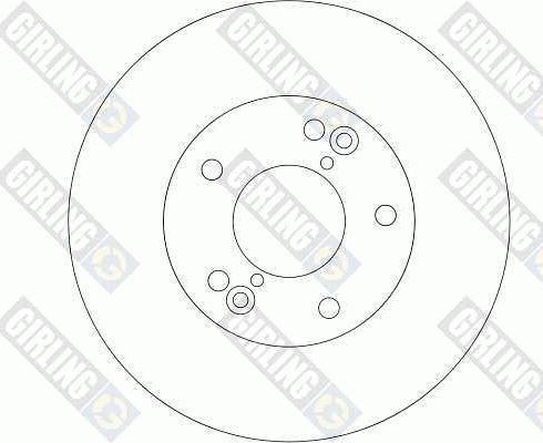 Girling 6042921 - Спирачен диск vvparts.bg