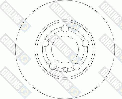 Girling 6042531 - Спирачен диск vvparts.bg