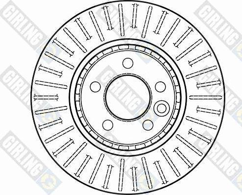 Girling 6042021 - Спирачен диск vvparts.bg