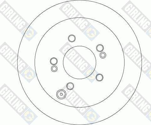 Girling 6042874 - Спирачен диск vvparts.bg