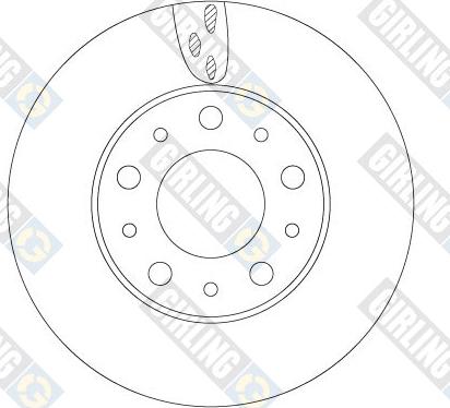 Girling 6069185 - Спирачен диск vvparts.bg