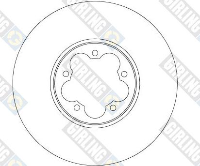 Girling 6069215 - Спирачен диск vvparts.bg