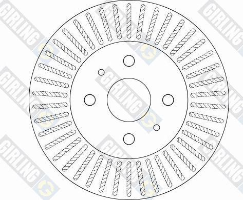 Girling 6064071 - Спирачен диск vvparts.bg