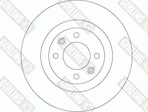 Girling 6066324 - Спирачен диск vvparts.bg