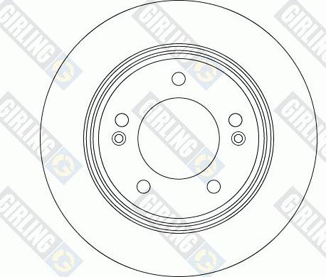 Girling 6066274 - Спирачен диск vvparts.bg