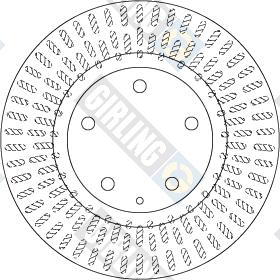 Girling 6066702 - Спирачен диск vvparts.bg