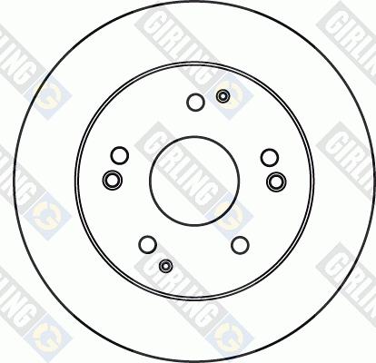 Girling 6060263 - Спирачен диск vvparts.bg