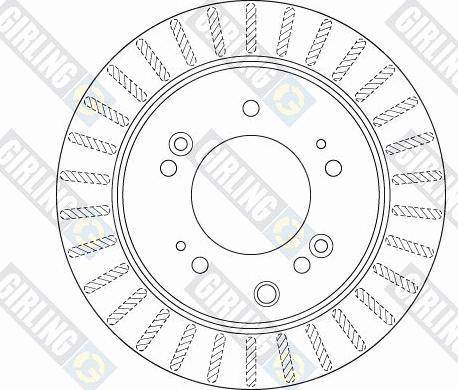 Girling 6061915 - Спирачен диск vvparts.bg