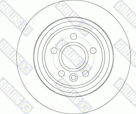 Girling 6061874 - Спирачен диск vvparts.bg