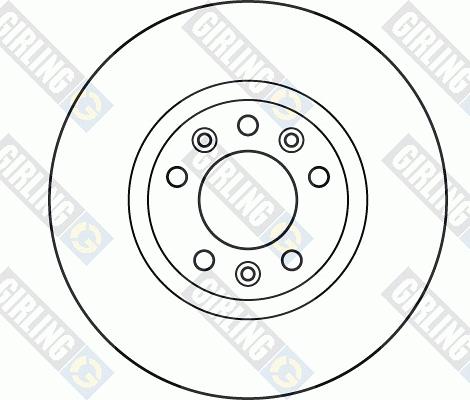 Girling 6061211 - Спирачен диск vvparts.bg