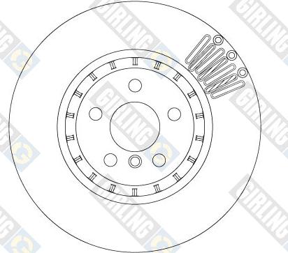 Girling 6068925 - Спирачен диск vvparts.bg