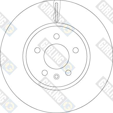 Girling 6062605 - Спирачен диск vvparts.bg